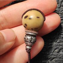 Tibetan old cheaters eye Bodhi tee Buddha head Tibetan Buddha beads Buddha head bag Old bag true diameter 16