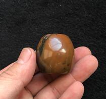 Fidelity Chaoyang North ticket Warring States Red Agate barrel beads Hand-held beads Large mother beads special price