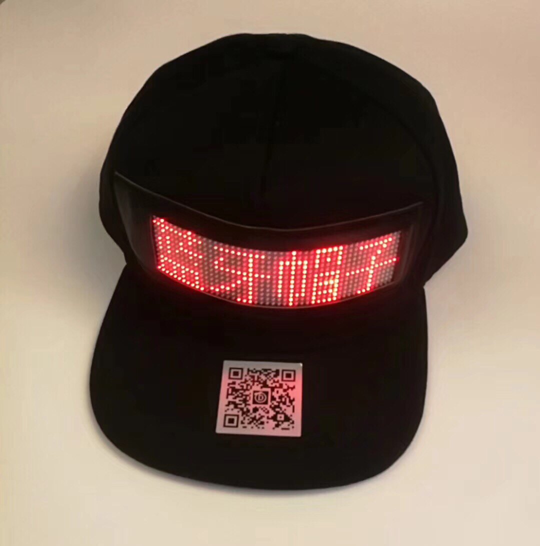 LED glowing hat bunging equipped with music festival electronic baseball cap nightclub bar atmosphere props gogo cap