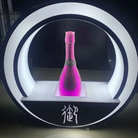 Темно-пурпурный круг вино-акриловый