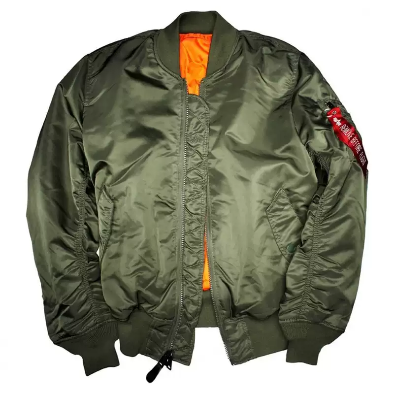 Куртка-бомбер ALPHA INDUSTRIES MA1 полетная куртка хлопковая пальто подлинная пара