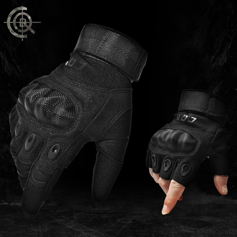 CQB tactical gloves full finger half finger outdoor motorcycle riding mountaineering anti-skid wear-resistant breathable cut-proof gloves