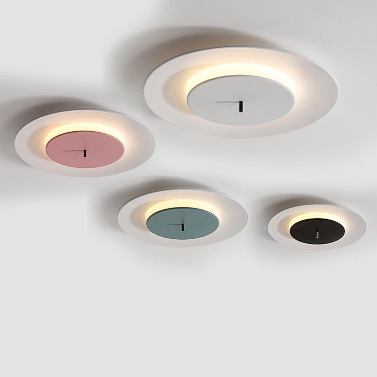 UFO Round Children's Room Ceiling Lights Girl Boys Creative Room Bedroom Simple Modern Nordic Minimal Lighting