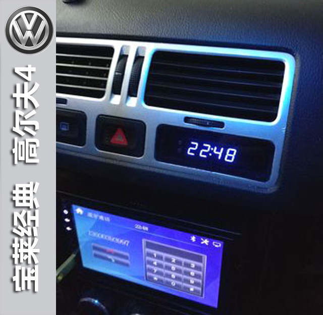 Old Baolai Classic Golf 4 Volkswagen Polo special old Baolai modified car clock temperature voltmeter
