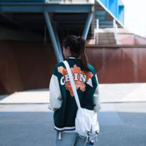 Baseball uniform womens ins tide 2021 New Korean version of loose Joker American jacket spring and autumn bf wind small man coat