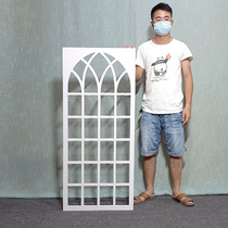 Hollow PVC lattice carved board through the flower background wall Central European aisle Living room screen entrance partition ceiling