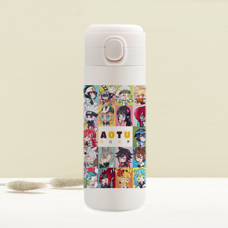 Rugged World Cartoon Cartoon Perimeter of the same cup stainless steel insulated cup slingshot cover glass 304