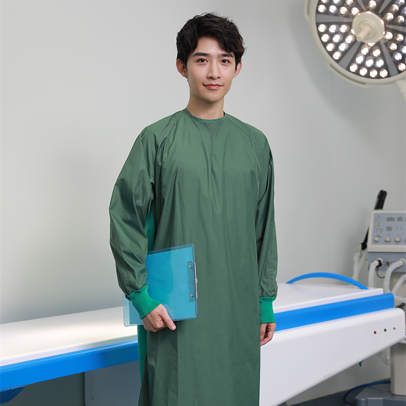 Elegant surgical clothes Rinse Handcoat Great Coat Doctor Nurse work clothes ICU Protective green Wash Clothes Suit Blue