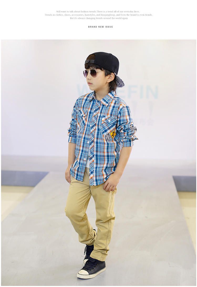 Chemise garcon WISEFIN à manche longue - Ref 2074588 Image 32