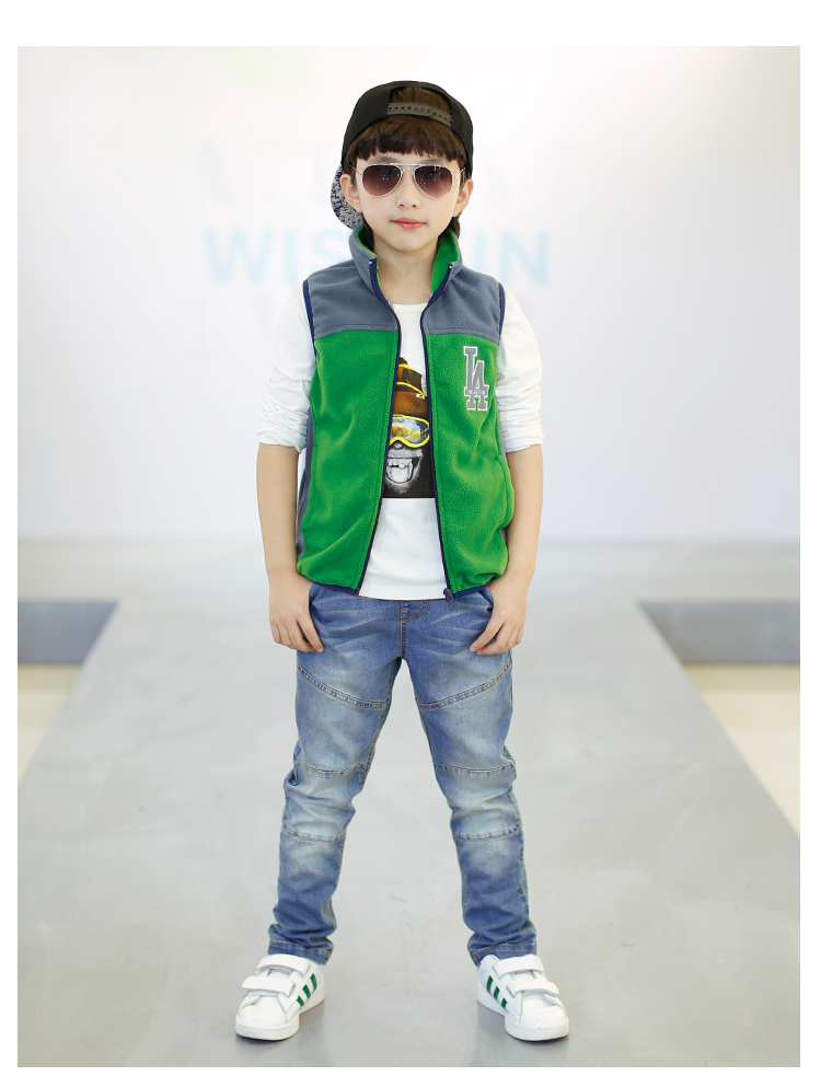 Gilet garcon WISEFIN en flanelle - Ref 2067540 Image 24