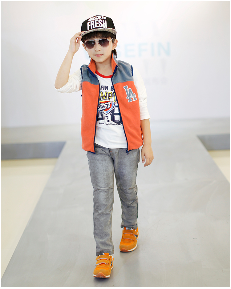 Gilet garcon WISEFIN en flanelle - Ref 2067540 Image 29