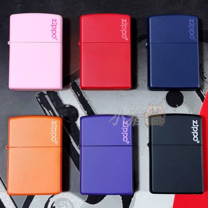 Pig Zippo Dumb Deep Blue Trademark 239ZL Black 218ZL Red 233ZL Pink 238ZL White 214ZL