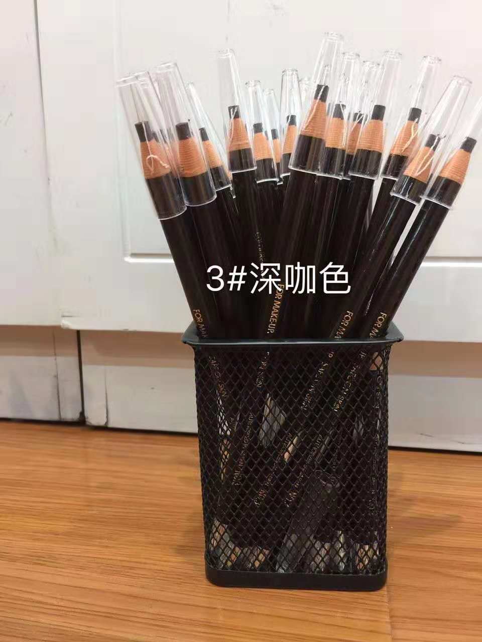 Daren khuyên nghệ sĩ trang điểm đặc biệt đích thực 1818 kéo bút lông mày bút chì lông mày với bảo mật kép 4 màu tùy chọn - Bút chì lông mày / Bột / Stick chì kẻ mày xé