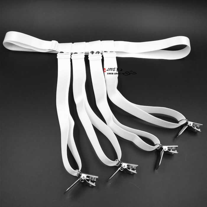 Unisex vòng eo vịt khóa có kích thước lớn điều chỉnh dây đeo garter vớ chống trượt chống trượt clip garter clip đầu gối dây đai nịt tất đàn hồi