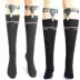 Punk unisex bê bê garter clip chân nhẫn đôi clip garter lụa cotton vớ chống trượt clip (không vớ) dây nịt tất lưới Nịt Tất