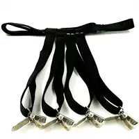 Unisex vòng eo vịt khóa có kích thước lớn điều chỉnh dây đeo garter vớ chống trượt chống trượt clip garter clip đầu gối dây nịt móc tất cho nam