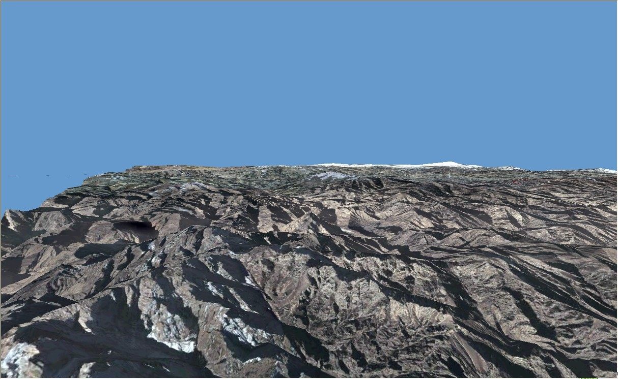 3D max (obj model) topography
