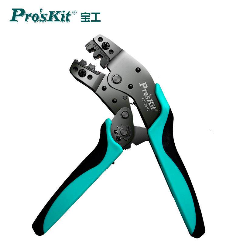 Pagoon (ProsKit) CP-751 crimping pliers Mostyle Y O European terminal ratchet press pliers 7 5 inches