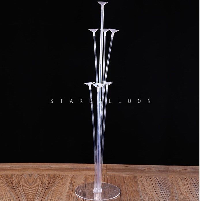 Balloon stand Transparent balloon bouquet Balloon stick Balloon pole Table decoration Birthday wedding baby feast decoration