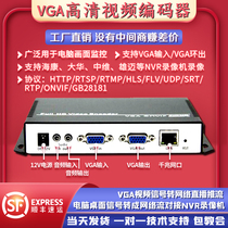 HD live streaming VGA video signal encoder Computer monitoring RTSP Hikvision NVR video ONVIF