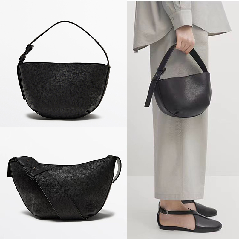 Spanish Md Women's Bag Genuine Leather Simple Style Casual Versatile Commuting Handbag Shoulder Crossbody Bag【Mooqdaax】