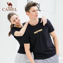 Camel Camel Spring Summer Autumn short sleeve round neck T-shirt polo shirt New Men Outdoor Leisure T9S203111