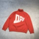 GOSHA 2018 Street Vintage Letters Turtleneck Lapel Wool Blend Dày Ấm đan