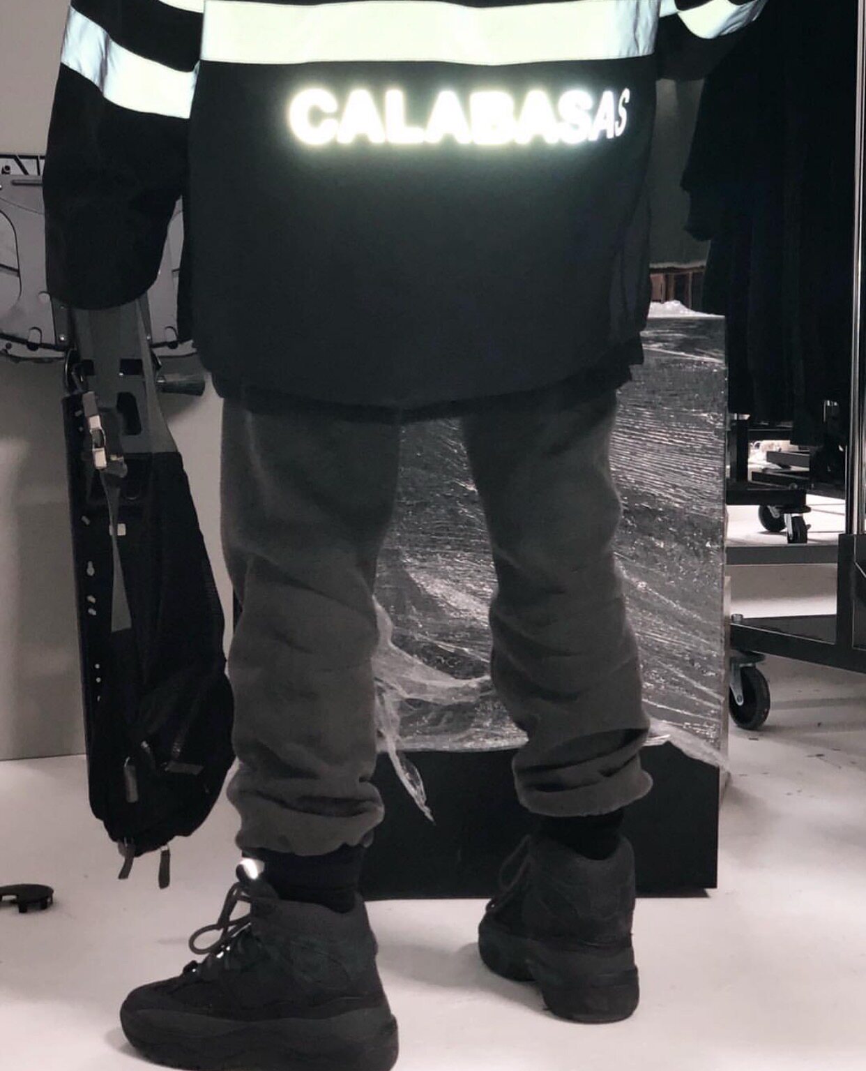 Текстура взрыв YEEZY SEASON 6 KANYE высокая улица земля цвет фонд мойка сделать старый брюки брюки 