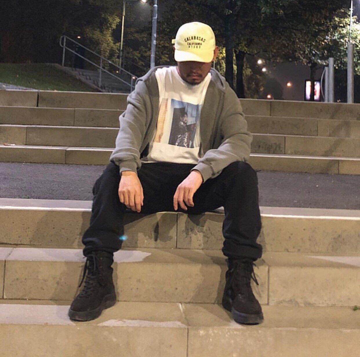 Текстура взрыв YEEZY SEASON 6 KANYE высокая улица земля цвет фонд мойка сделать старый брюки брюки 