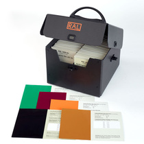 RAL (Raul) color card 841-GL calibration page raw color with LAB color value - high gloss