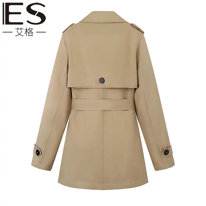 Etam/ Осень однотонное плащ-плащ, куртка, ES202, slim fit, для подростков