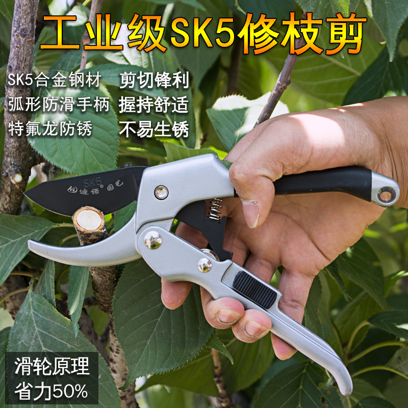 Effort-saving pruning scissors pruning thick branches flower tree fruit tree scissors thick branch pruning fruit pruning shears gardening shears pruning knife