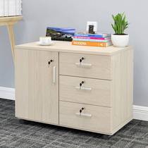 Thickened wooden board office cabinet floor-to-ceiling filing cabinet drawer data Cabinet storage mobile file cabinet