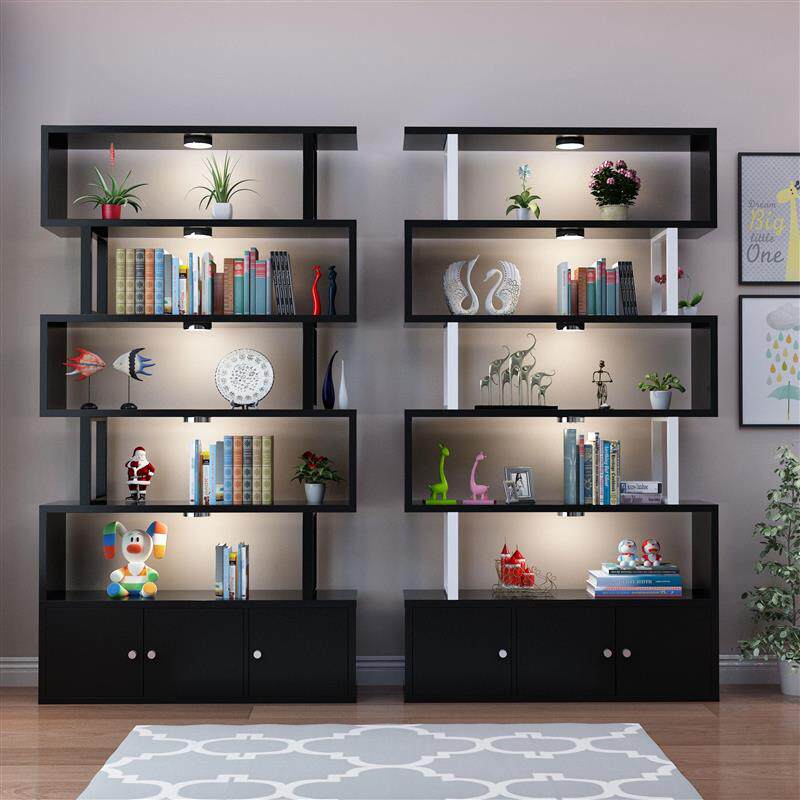 Simple cosmetics display cabinet beauty salon health Hall product display cabinet container gift display cabinet partition display rack