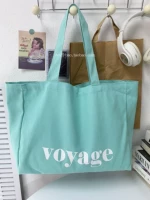 Сумка вояж мятно-зеленая