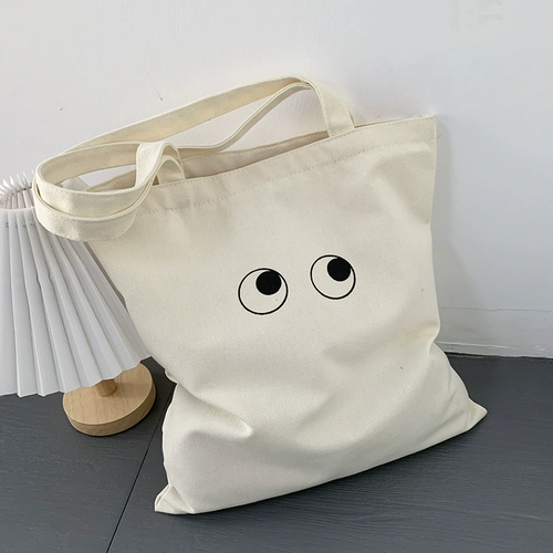 Вместительный и большой тканевый мешок, шоппер, школьный рюкзак, сумка на одно плечо, простой и элегантный дизайн