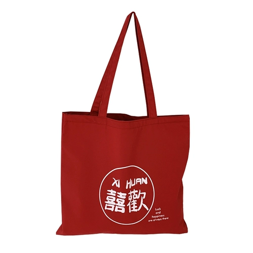 Красный шоппер, вместительная и большая льняная сумка, подарок на день рождения