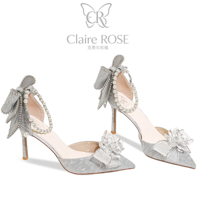 Claire Rose Princess Claire Rose Gift Box High Heels Gift for Girls Coronation Gift Box Crystal Shoes