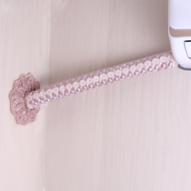  Air conditioning pipe sleeve decorative occlusion hole stickers European-style fabric lace embroidery heating pipe sleeve pipe ugly decorative cover