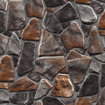 Neoclassical Blue Brick Pattern Grey Marble Striped Wallpaper Solid Cultural Wall TV Wall Cafe Bar Wallpaper