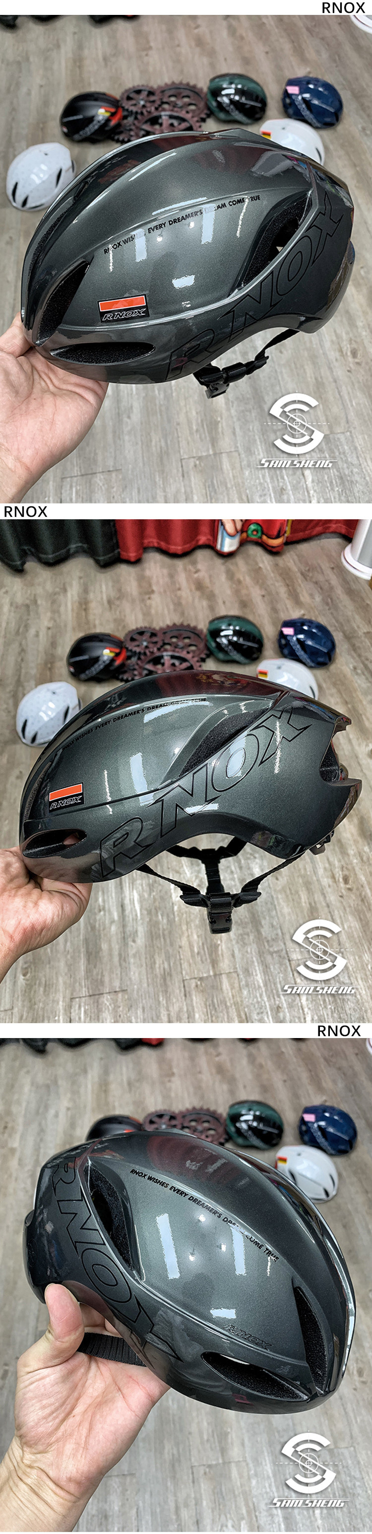 велошлем rnox自行车头盔男公路车一体成型骑行安全盔女山地车头盔气动破风