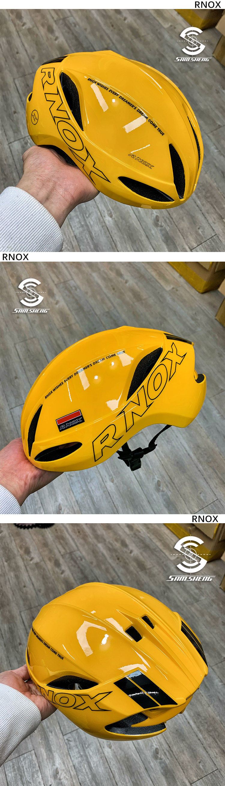 велошлем rnox自行车头盔男公路车一体成型骑行安全盔女山地车头盔气动破风