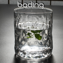 Japanese fresh Zen pastoral style crystal glass handmade cup tea hot and cold drink cup milk breakfast