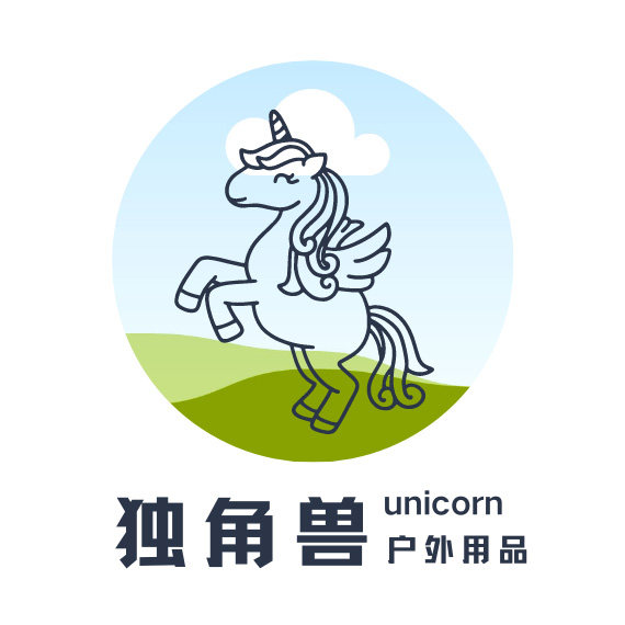 独角兽户外防水用品的LOGO