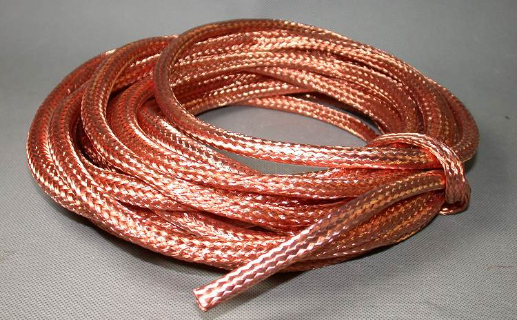 Imported high-density DIY pure copper shielded network management power supply signal line fever-grade shielded mesh sleeve 3-30MM