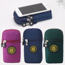 Anti-splash water hanging neck phone bag for elderly children multifunction mini small bag casual sports wrist mobile phone bag