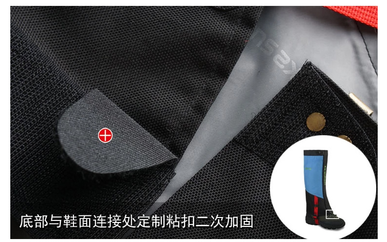 K2summit Kaitu đỉnh Dengtian ba thế hệ không thấm nước và thoáng khí vải tuyết và kiểm soát cát côn trùng tuyết bìa foot bìa giày bao gồm ủng