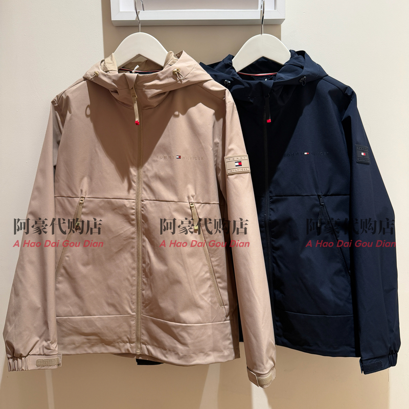 [Windproof and Waterproof] Tommy26 New Autumn and Winter Men's Casual Outdoor Hooded Jacket Mw44958