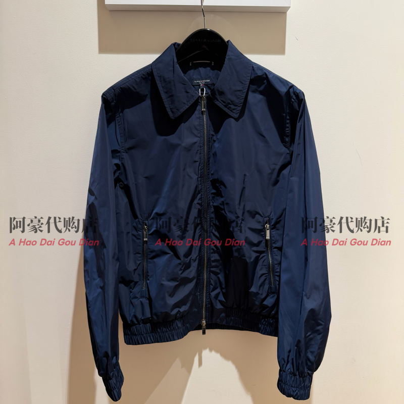 Tommy Hilfiger26 New Spring and Summer Men's Casual Work Clothing Lapel Executive Jacket Mw42654