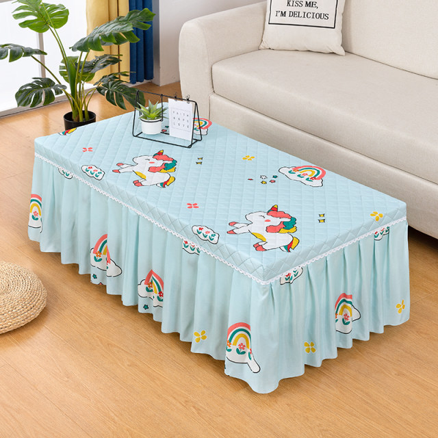 Anti-slip all-including coffee table cover dust-proof mat manicure table cover dining table cover TV cover long table cover cloth